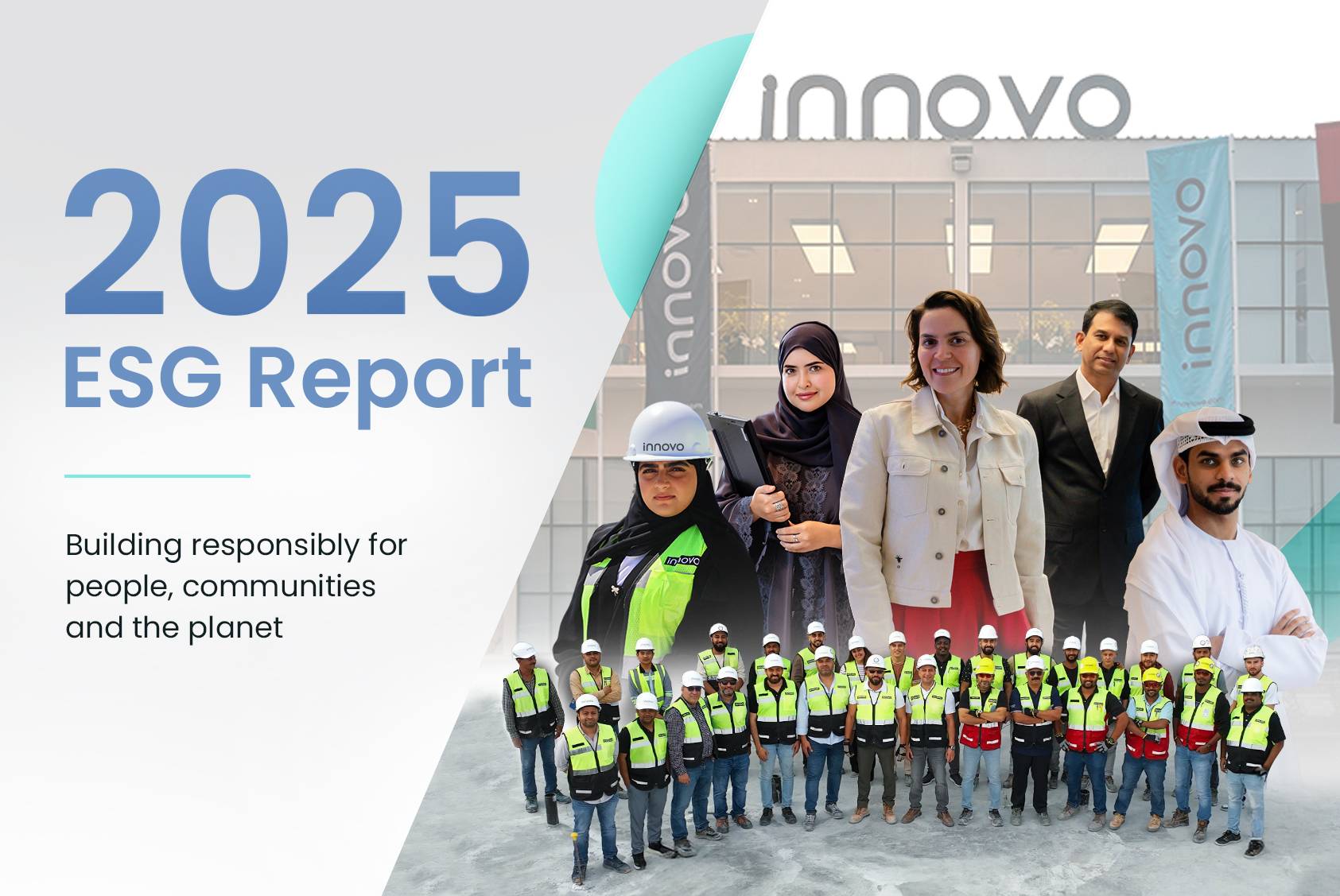 Innovo team at construction site