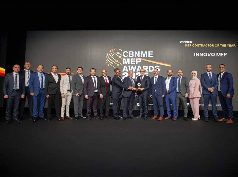 Innovo secures prestigious MEP industry award