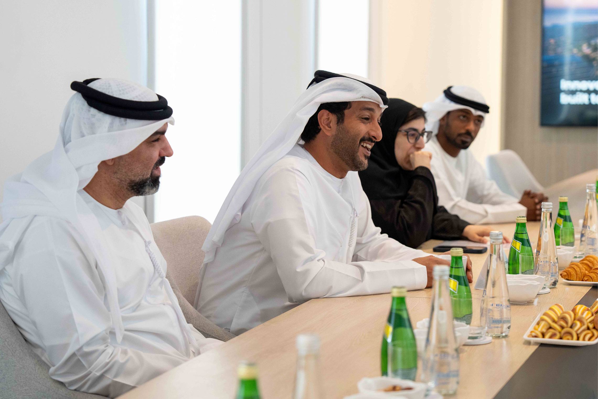 UAE officials attend an Innovo briefing on AI and robotics in construction